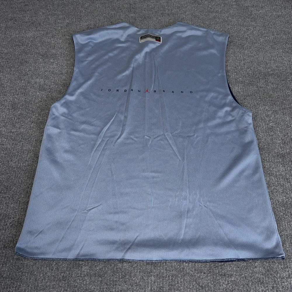 VINTAGE 90s NIKE AIR JORDAN Brand JUMPMAN REVERSIBLE JERSEY TANK TOP Mens L/XL